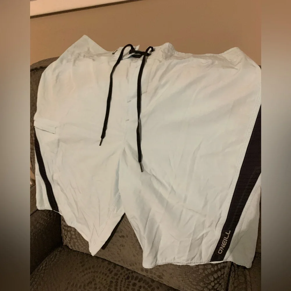 O'NEILL Men's 21 Inch S-Seam Boardshorts - Quick Dry Stretch Fabric,32,Pale Blue - Picture 3 of 16